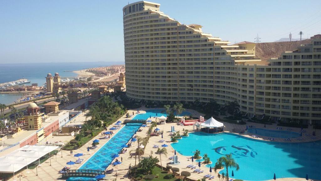 Porto Sokna With Sea View Pyramids Apartments Family Only Ain Sukhna Esterno foto